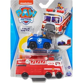 Hra na policii a hasiče PAW PATROL HASIČSKÝ VOZ DIE-CAST S AUTÍČKOM