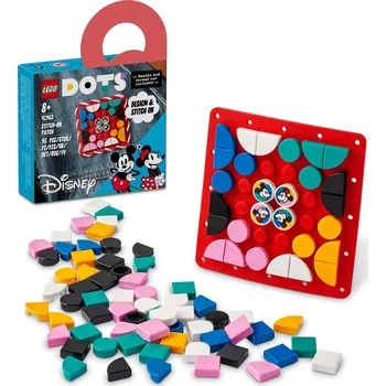 Dřevěná hračka Nášivka Myšiak Mickey a Myška Minnie