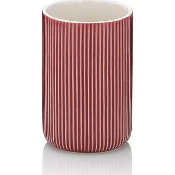 Držák na kartáček KELA Pohár AVA keramika malinový červená KL-24411