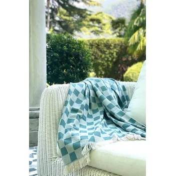 deka PŘEHOZ VILLA COMO TORNO - ŽAKÁR 140X180CM LIGHT BLUE