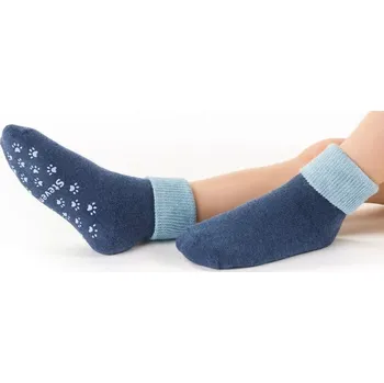 Dámská móda Dětské protiskluzové ponožky Safety line - 26-28 / lososová