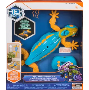 plyšák Zvířátko na dálkové ovládání Hex Bots Chameleon oranžovomodrý