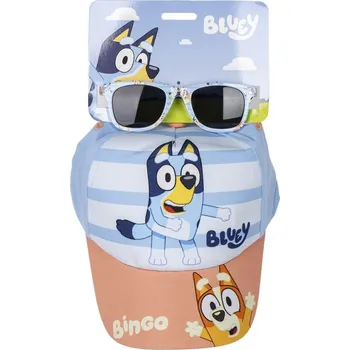 Čepice Sada slunečních brýlí a baseballové čepice Bluey Bingo