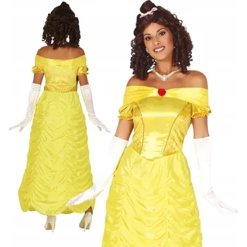 Karnevalový kostým Kostým Princezna žlutá pohádka L