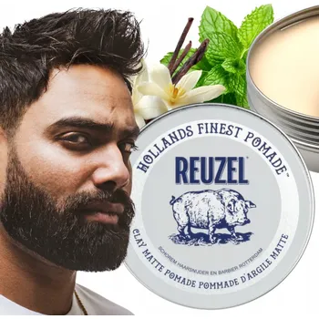 Stylingový přípravek Matující pomáda na vlasy s jílem Reuzel Clay Matte Pomade 35 g