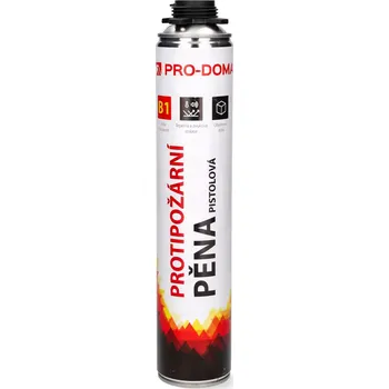 Montážní pěna Pěna protipožární pistolová PRO-DOMA – 750 ml