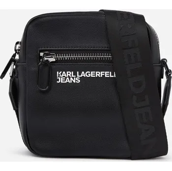 Módní doplněk CROSSBODY KARL LAGERFELD JEANS KLJ ESSENTIAL GRAINY PU NS CB BLACK