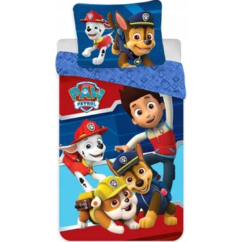 Prostěradlo Prostěradlo Paw Patrol z mikrovlákna 140×200 cm, 70×90 cm