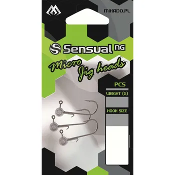 Rybářský háček Jigová hlavička Mikado Sensual Micro 6 4 g 3 ks