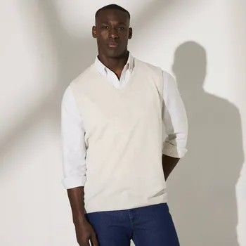 Dámská vesta Blancheporte Vesta, akryl světle šedý melír 117/126