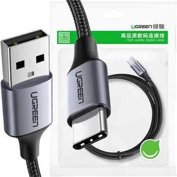 Datový kabel Kabel Ugreen USB - USB typ C 2 m černý