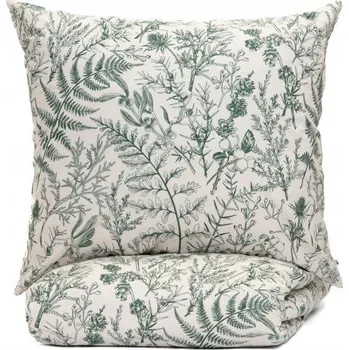 Povlečení Povlečení Liliane z mikrovlákna s listy 220x200 + 2*70x80 cm HOMLA