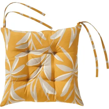 Potah na židli Blancheporte Sada 2 podsedáků na židli s potiskem listů medová