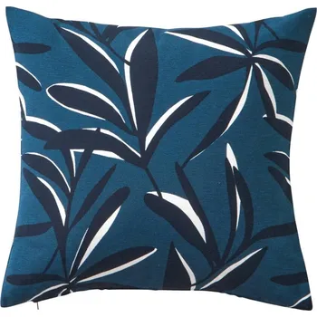 Povlak na polštářek Blancheporte Sada 2 povlaků na polštářky s potiskem listů modrá povlak na polštářek 40x40 cm