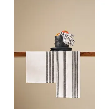 Utěrka Sinsay - Kuchyňské utěrky s pruhy 3 pack - šedá - 787HM-90X - 787HM-90X-ONE