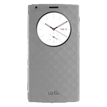 Pouzdro na mobilní telefon Flipové pouzdro LG pro LG G4 stříbrné