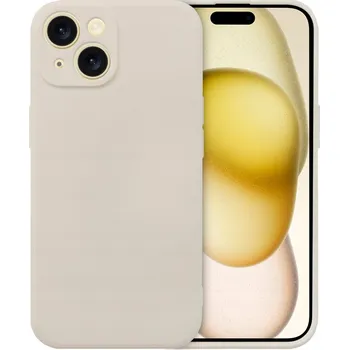 Pouzdro na mobilní telefon Zadní Kryt Erbord pro Apple iPhone 15 Plus béžový