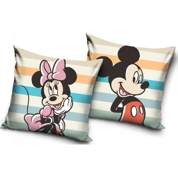 Polštář Polštář Disney Minnie, Mickey, dekorační polštář 40x40 cm