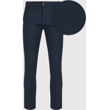 Pánské kalhoty Tmavě modré pánské ležérní kalhoty Slim Fit Pako Lorente vel L32 W38