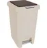 Odpadkový koš Orion Dust 30 l krémový