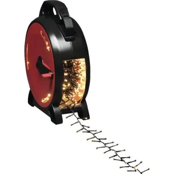 Vánoční dekorace LED světelná girlanda 1000 LED, jantarové světlo