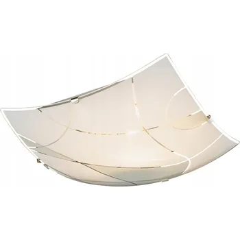 Stropní Svítidlo Globo čtvercová 25 x 25 cm bílá