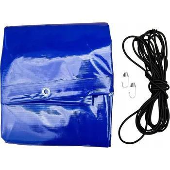 Krycí plachta Plochá plachta UNITRAILER krycí plachta na přívěs modrá 264x150 GARDEN