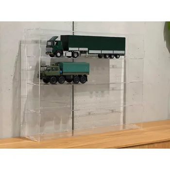 auto na autodráhu Vitrina na kultovní nákladní auta z dob PRL, 4 police (výška 10 cm)