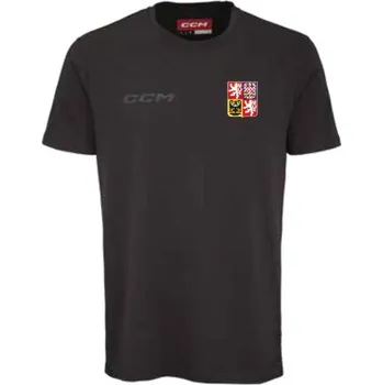 Pánské tričko CCM Triko CCM Core Znak SR, Barva BLK, Velikost XXL 995801
