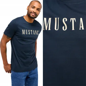 Pánské tričko s kulatý výstřihem Mustang velikost 6XL