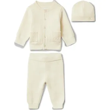 Kojenecká souprava Kojenecká sada s bavlnou Calvin Klein Jeans 3-pack IN0IN00352.9BYA béžová 12X, vel. 74