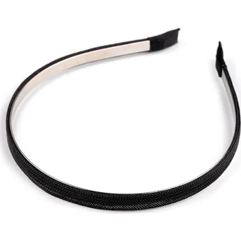 Náramek Čelenka do vlasů s lurexem, velké, 3 černá