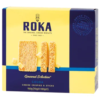 Roka Výběrový mix sušenek s Goudou 150g