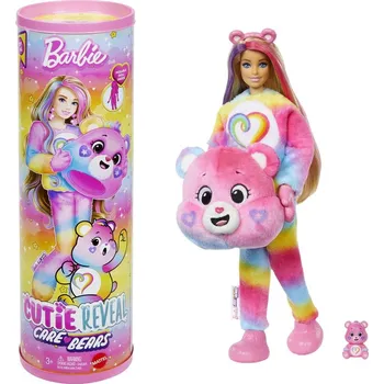 Panenka Barbie CUTIE REVEAL Barbie a starostliví medvedíkovia séria 2 - RUŽOVÁ