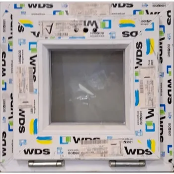 Vchodové dveře Plastové okno Soft 2024-19 40x40cm, Bílá/Bílá, Sklopné - ulomený roh