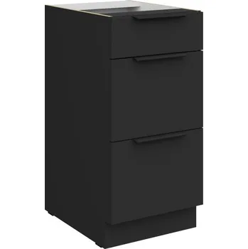 Kuchyňská skříňka Kuchyňská skříňka se šuplíky LUNARA - šířka 40 cm, černá