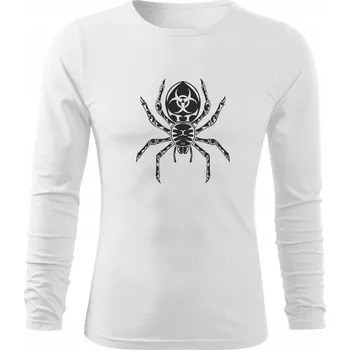 Pánské tričko Tričko s dlouhým rukávem D380 BIOHAZARD PAVOUK TARANTULA bílá pánská vel L