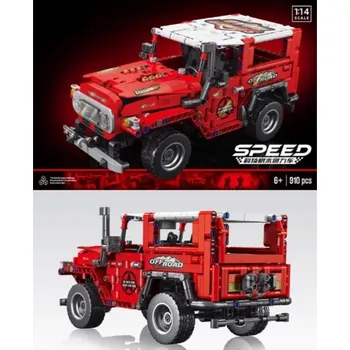 ostatní stavebnice STAVEBNICE KOSTKY TERÉNNÍ AUTO OFF-ROAD 1:14 - 910 DÍLKŮ