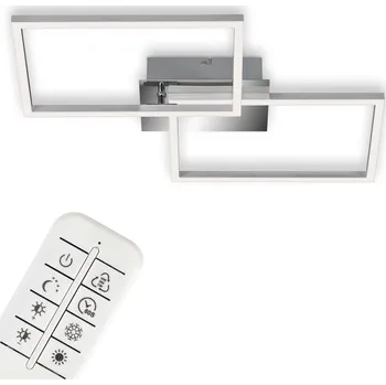 BRILONER LED CCT rám 50 cm 2x15W 1650lm chrom BRILO 3149-018