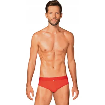 Pánské spodní prádlo Obsessive Slipy Boldero červené S/M