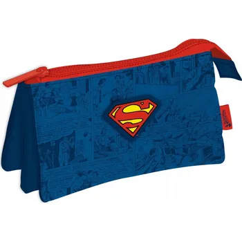 Stojan na pero s motivem Supermana, 3 přihrádky, 21 cm