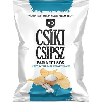 Chips Csíki Chips Bezlepkové bramborové chipsy s praidskou solí (50g)