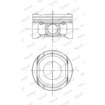 Píst motoru Píst FEDERAL MOGUL 87-437707-00