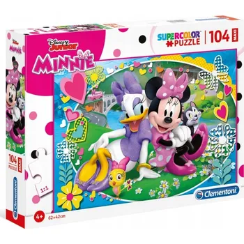 Puzzle Clementoni Puzzle 104 Puzzle 104 Super Color Maxi Minnie Happy Helpers