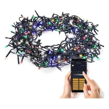 Vánoční dekorace Solight 1V12-WIFI LED SMART venkovní vánoční řetěz