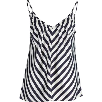 Dámské tričko TOP GANT CHEVRON STRIPED STRAP TOP EVENING BLUE
