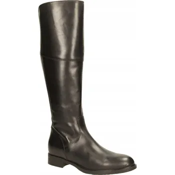 Dámské kozačky Tamaris 25582-23 černé dámské kozačky kozačky z přírodní kůže, velikost 37