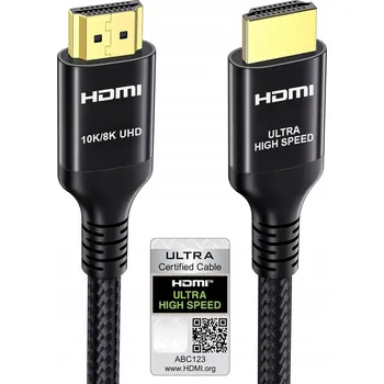 Video kabel Etseinri HDMI 2.1 Cable 8K 4K 7,5 metrů, certifikovaný 48 Gb/s Ultra