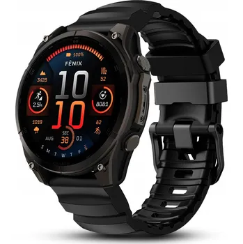 Řemínek na hodinky Řemínek JG Smart pro Garmin 22mm černý