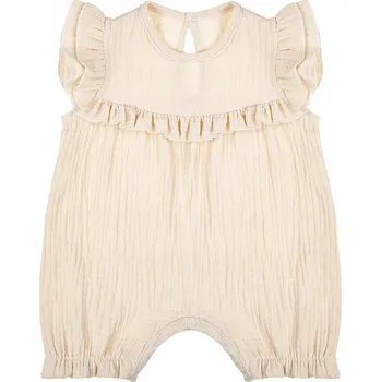 Kojenecký overall Overal overal pro dívky, béžový, mušelín Nicol